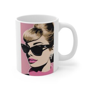 Annette Retro Glam Original Art Print  Mug 11oz