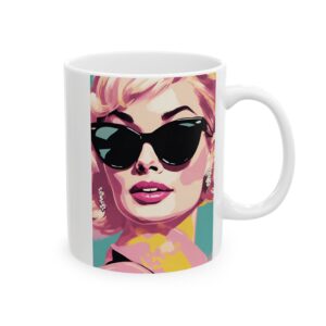 Madge Retro Glam Mug 11oz & 15oz Coffee Cup