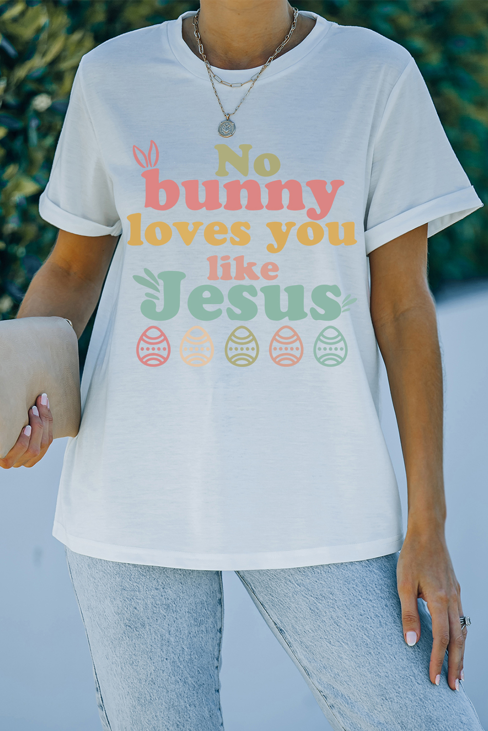 No Bunny Loves You Like Jesus Top - Image 7