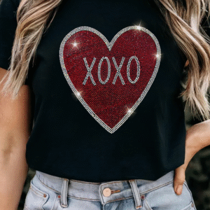 XOXO Heart Crewneck Top
