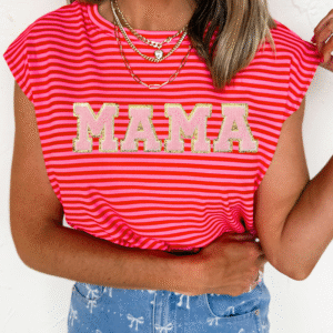 MAMA Cap Sleeve Shirt