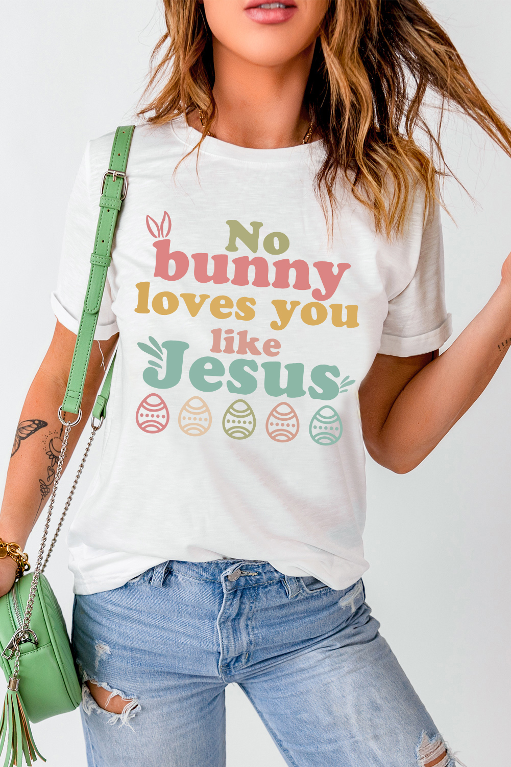 No Bunny Loves You Like Jesus Top