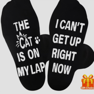 The Cat is On My Lap Socks