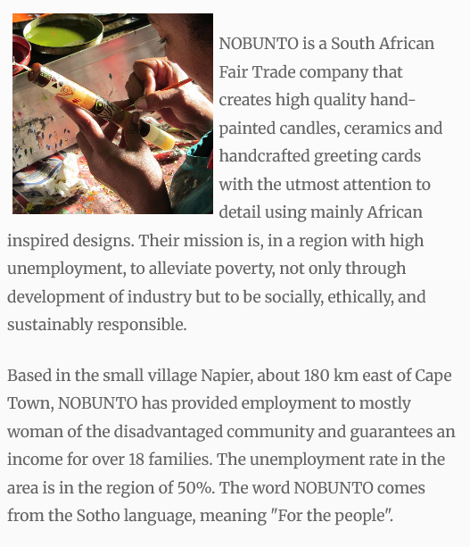 Hand-Painted Bongazi Pillar Candles - Boxed Set of Three - Image 2