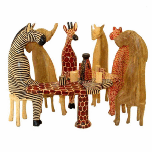 Handcrafted "Party Animals" Set