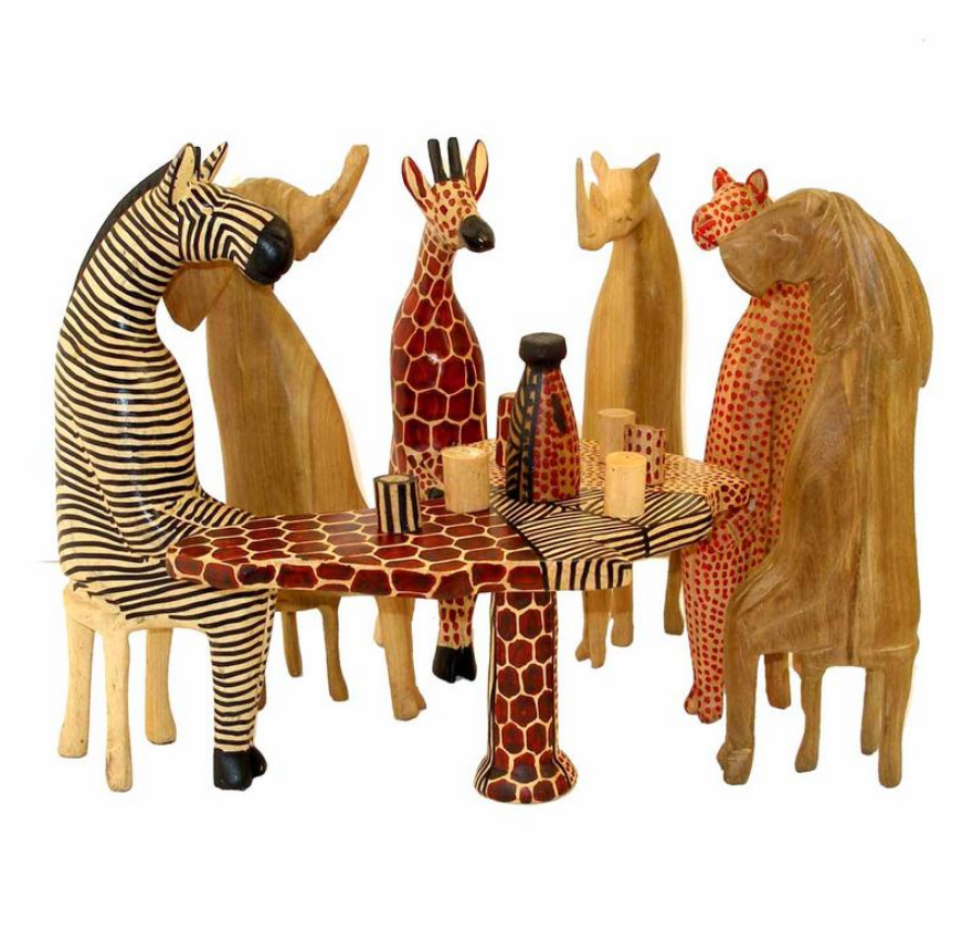 Handcrafted "Party Animals" Set